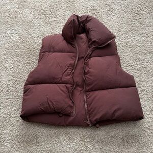Brown Puffer Vest